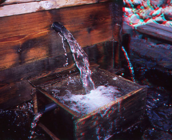 Fountain anaglyph
